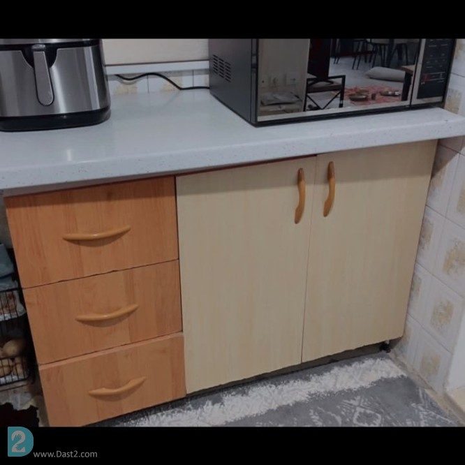 آگهی رایگان کابینت فلزی درب ام دی اف با سینگ ۲لگن وشیر