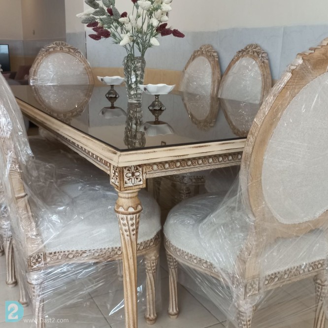 آگهی رایگان ست مبل هفت نفره و ناهارخوری هشت نفره نو
