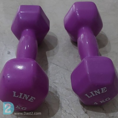 دمبل ، وزنه ورزشی ۴ کیلویی