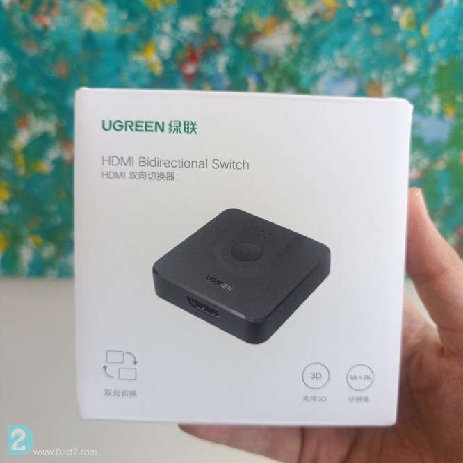 آگهی رایگان سوئیچ HDMI دو پورت 4K یوگرین مدل CM217