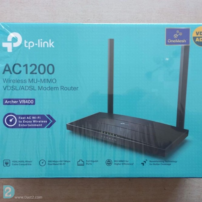 آگهی رایگان مودم روتر ADSL2 تی پی-لینک مدل VDSL/ADSL Archer VR400