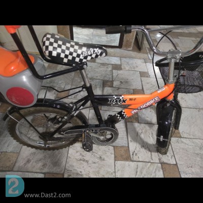 دوچرخه Bmx سایز ۱۶ نارنجی