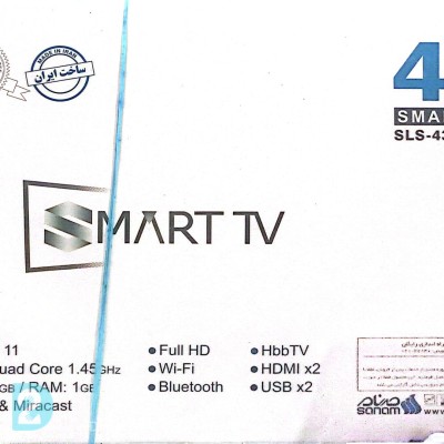 TV LED SANAM 43,کلا در کارتن بوده است