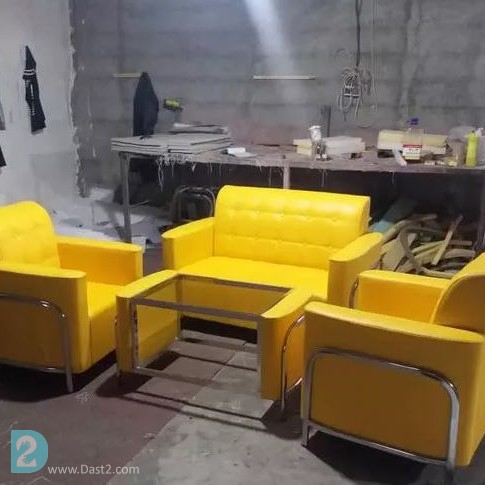آگهی رایگان مبل نیمست اطلس  با رنگبندی