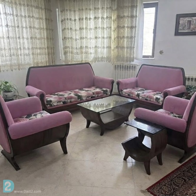 آگهی رایگان سرویس مبل ۷ نفره ترک چوب راش