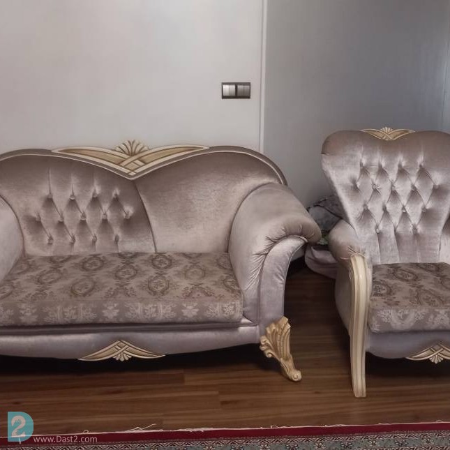 آگهی رایگان مبلمان  شیک ۷ نفره همراه با میز جلو مبلی