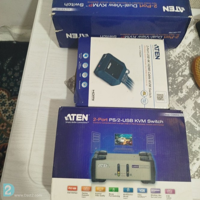 آگهی رایگان کابل usb4. آتن   کی وی ام سوییج 2پورت تخفیف داره