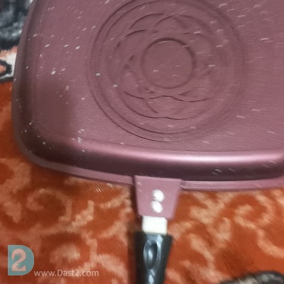 ماهی تابه دوطرفه چدن