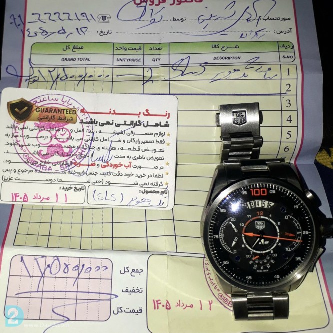 آگهی رایگان ساعت مردانه تگ هویر مدل مرسدس