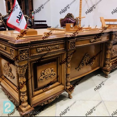 میز مدیریت کلاسیک شاهی