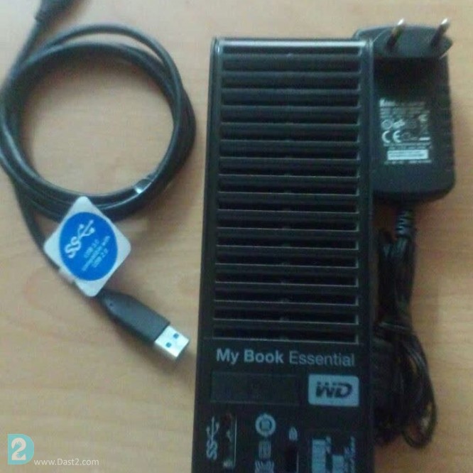 آگهی رایگان هار اکسترنال **WD My Book 2TB با هارد WD Black – سالم و کم‌کارکرد**