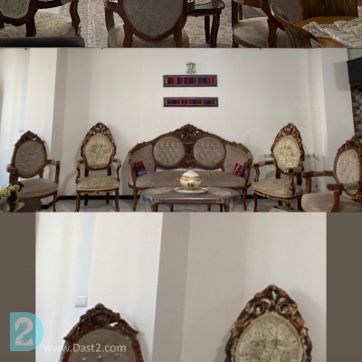 مبل سلطنتی ۹نفره دودست