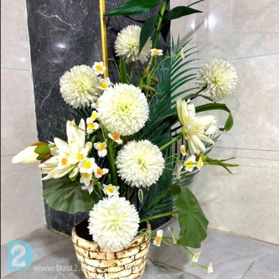 گل مصنوعی برای دیزاین خانه و حیاط