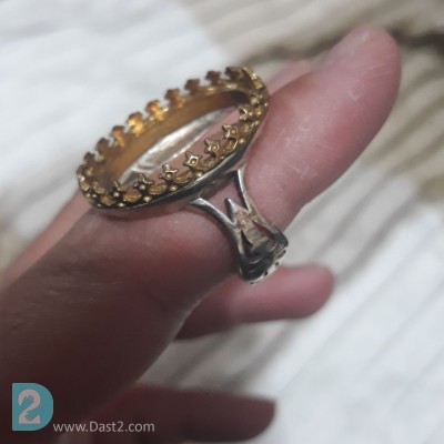 فروش رکاب نقره نیزه ای سر برنجی