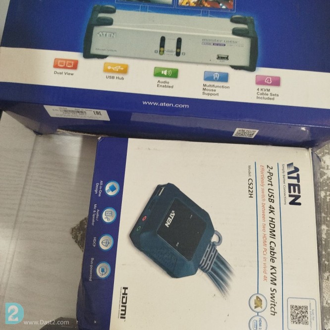 آگهی رایگان کابل usb4. آتن   کی وی ام سوییج 2پورت تخفیف داره