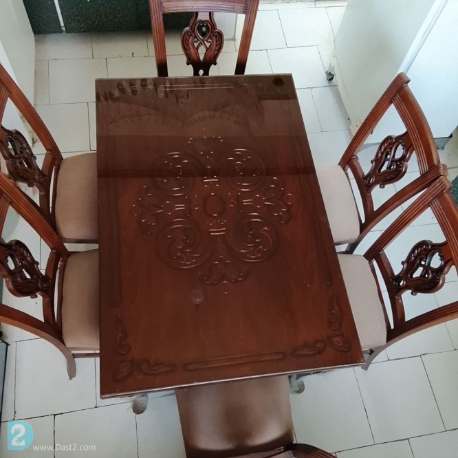 آگهی رایگان میز و صندلی ناهارخوری چوبی