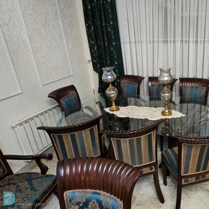 آگهی رایگان مبلمان ۶ نفره و نهار خوری ۸ نفره کلاسیک میز وسط و دو عدد عسلی