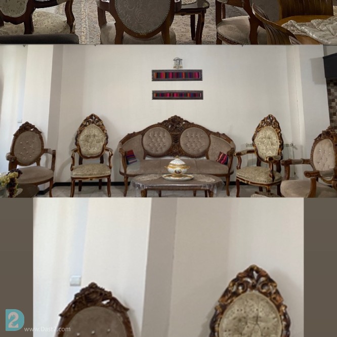 آگهی رایگان مبل سلطنتی ۹نفره دودست