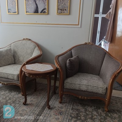 مبل لورنزو سه گل فرانسوی