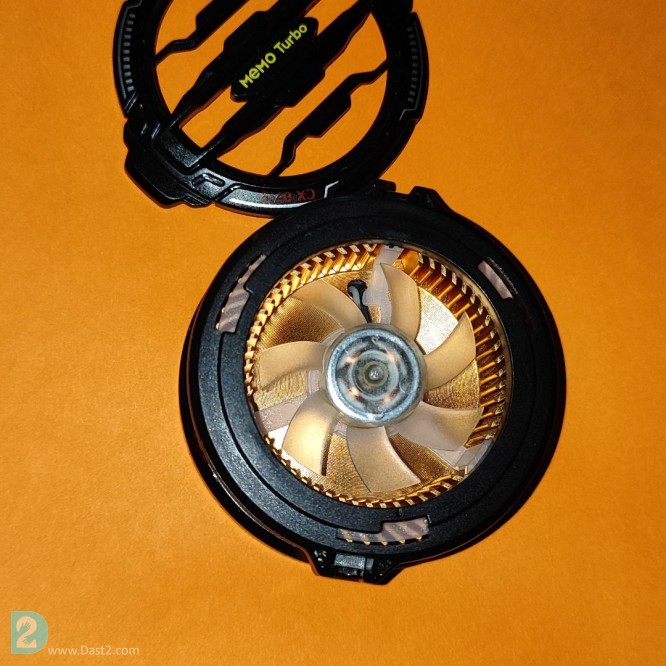 آگهی رایگان فن خنک کننده گیمینگ رادیاتوری ممو Memo Turbo CX 07.5