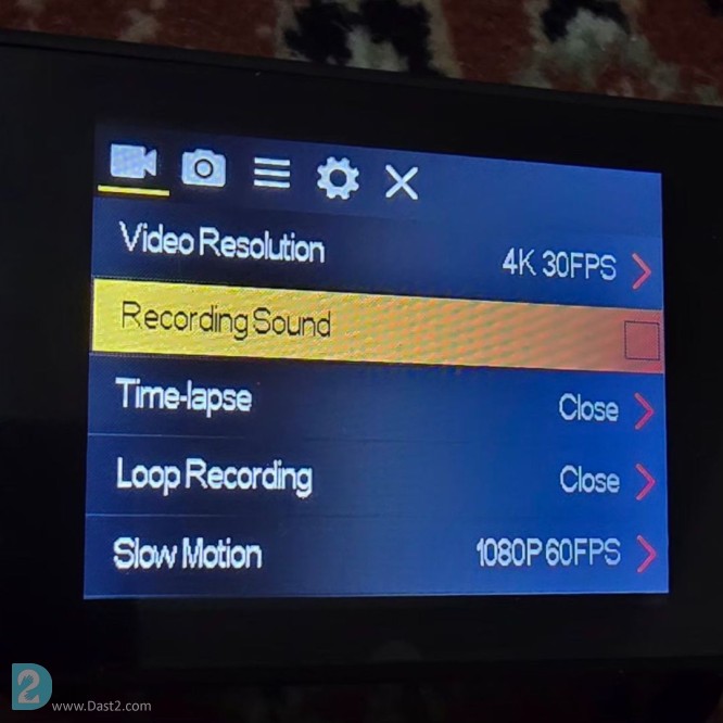 آگهی رایگان دوربین ورزشی اکشن کمرا (Action Camera) ضد آب 4K