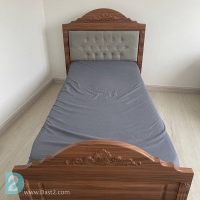 تخت نوجوان همراه با تشک تخت