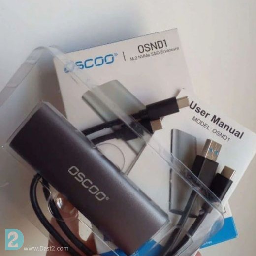 آگهی رایگان SSD اکسترنال Micron 1100 256GB M2 SATA + قاب OSCOO