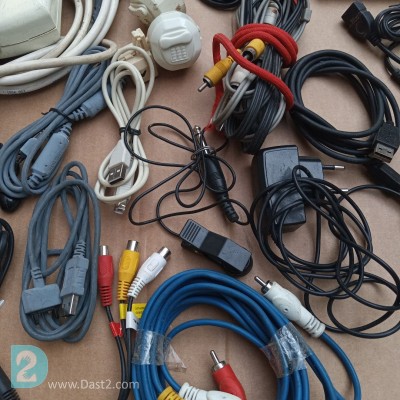 اسپیکر و مینی فرز ،سیم رابط های گوشی و کامپیوتر ووو....