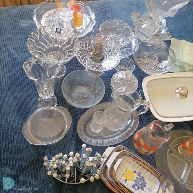 آگهی رایگان ظروف پذیرایی سرو