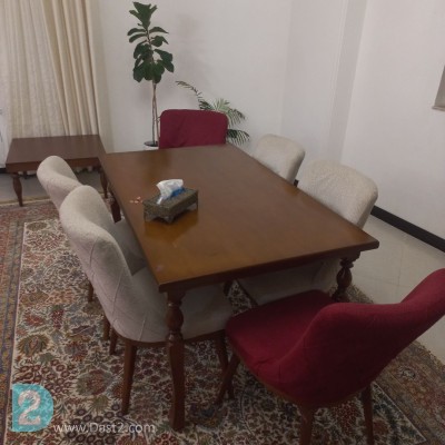مبل هفت نفره و میز ناهار خوری ۶ نفره