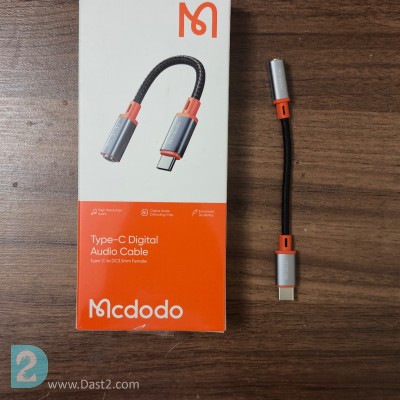 مبدل USB-C به جک 3.5 میلیمتری مک دودو