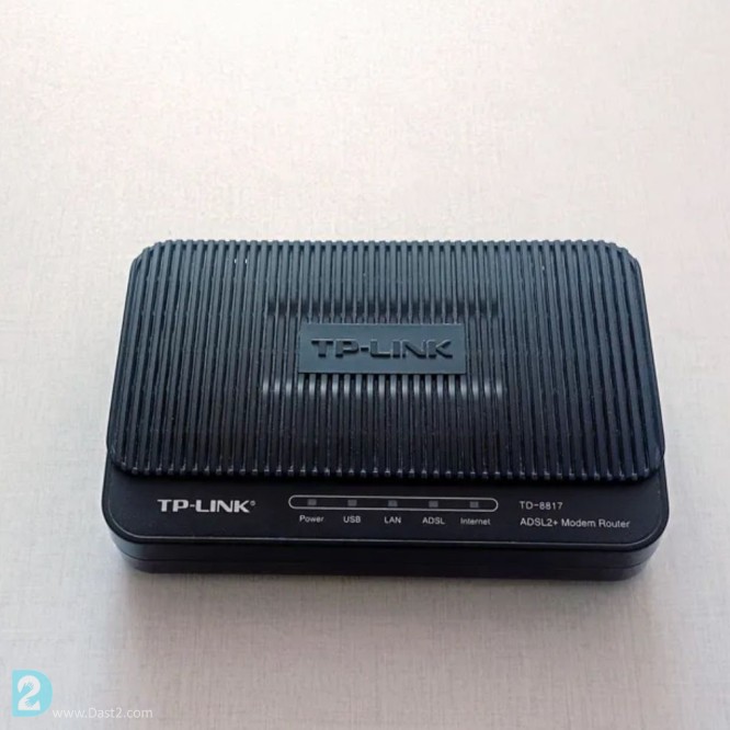 آگهی رایگان مودم ADSL2+ تی‌پی‌لینک TD-8817 V4 سالم