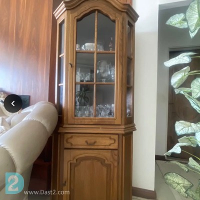 بوفه کنجی دست ساز چوب گردو ‌وارداتی از آلمان دوتیکه