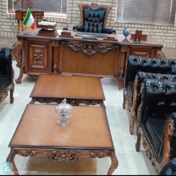 آگهی رایگان میز مدیریت _ نیم ست کلاسیک چستر _ صندلی_مدیریت
