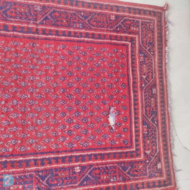 آگهی رایگان فرش دستباف کناره ۳ متری ۱۰۰ ساله بلوچی