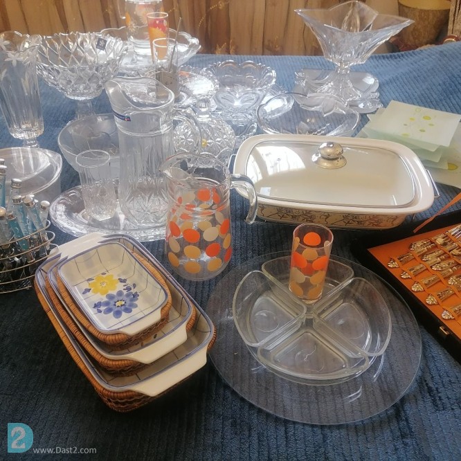 آگهی رایگان ظروف پذیرایی سرو