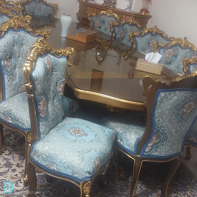 آگهی رایگان مبل ۹ نفره به همراه ناهارخوری ۱۲ نفره