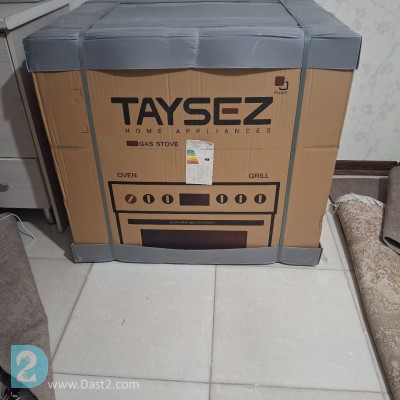اجاق گاز ۵ شعله فر دار تایسز  نو آکبند