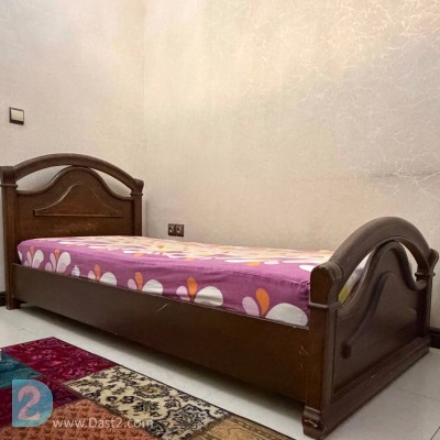 تخت تمام چوب با تشک خوشخواب