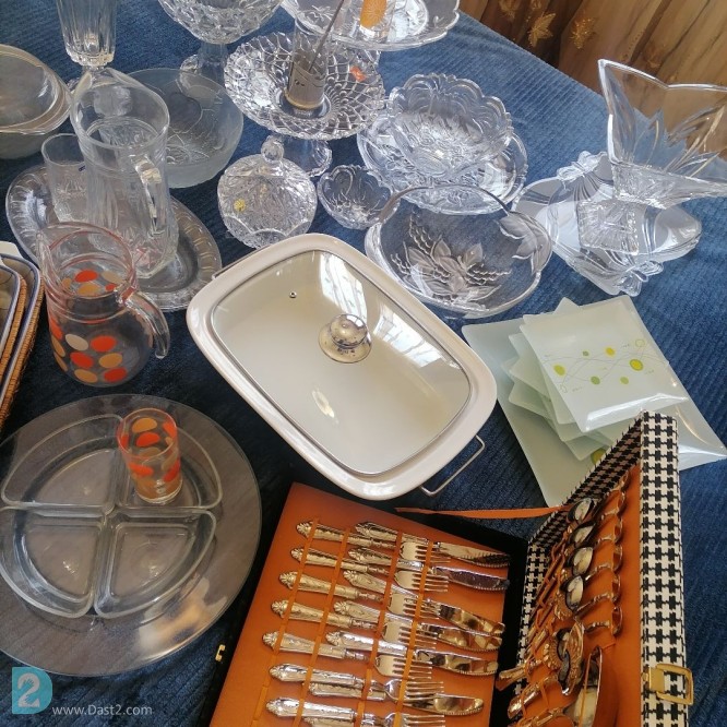 آگهی رایگان ظروف پذیرایی سرو