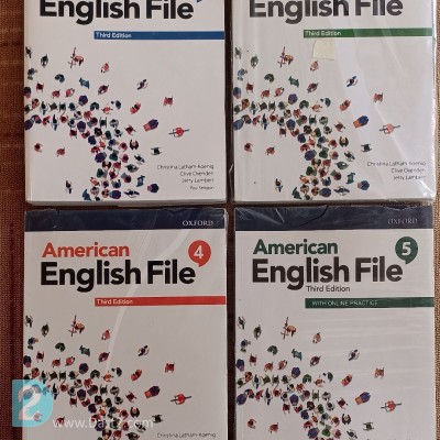 کتاب زبان امریکن انگلیش فایل ویرایش سوم سطح۲تا۵ نو