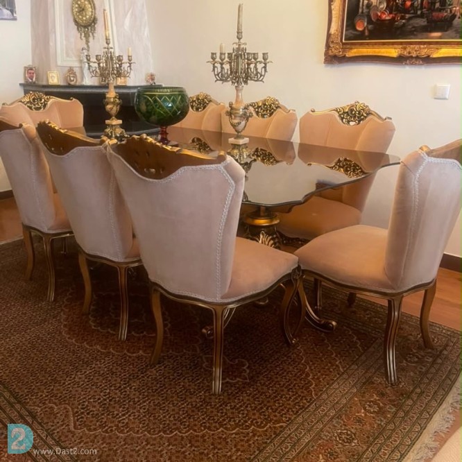 آگهی رایگان مبلمان ۱۰ نفره و میز ناهارخوری ۸ نفره