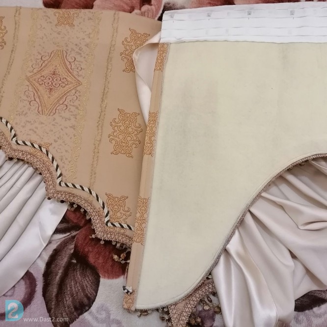 آگهی رایگان پرده شیک هلالی پنجره یا سقف اپل آشپزخونه یا  ورودی راهرو
