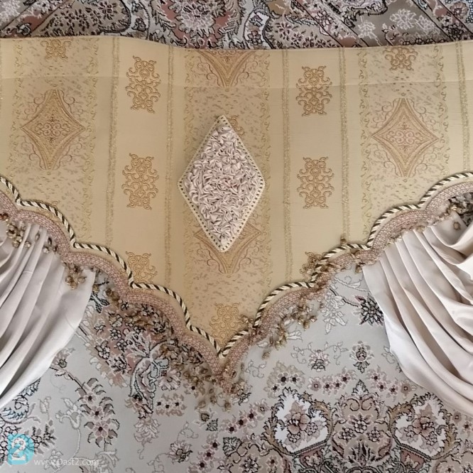 آگهی رایگان پرده شیک هلالی پنجره یا سقف اپل آشپزخونه یا  ورودی راهرو